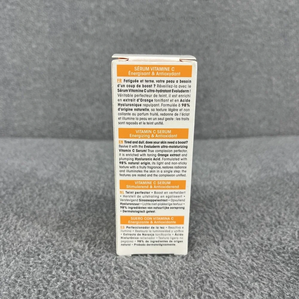 Evoluderm Vitamin C Serum Energizing‎ & Antioxidant orange extract 1.05 oz